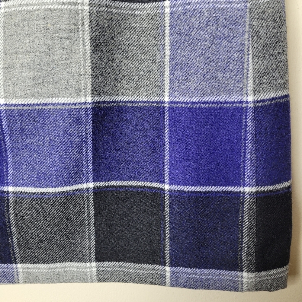 Talbots Plaid Knit Pencil Skirt NWT Size 12 - Picture 3 of 10